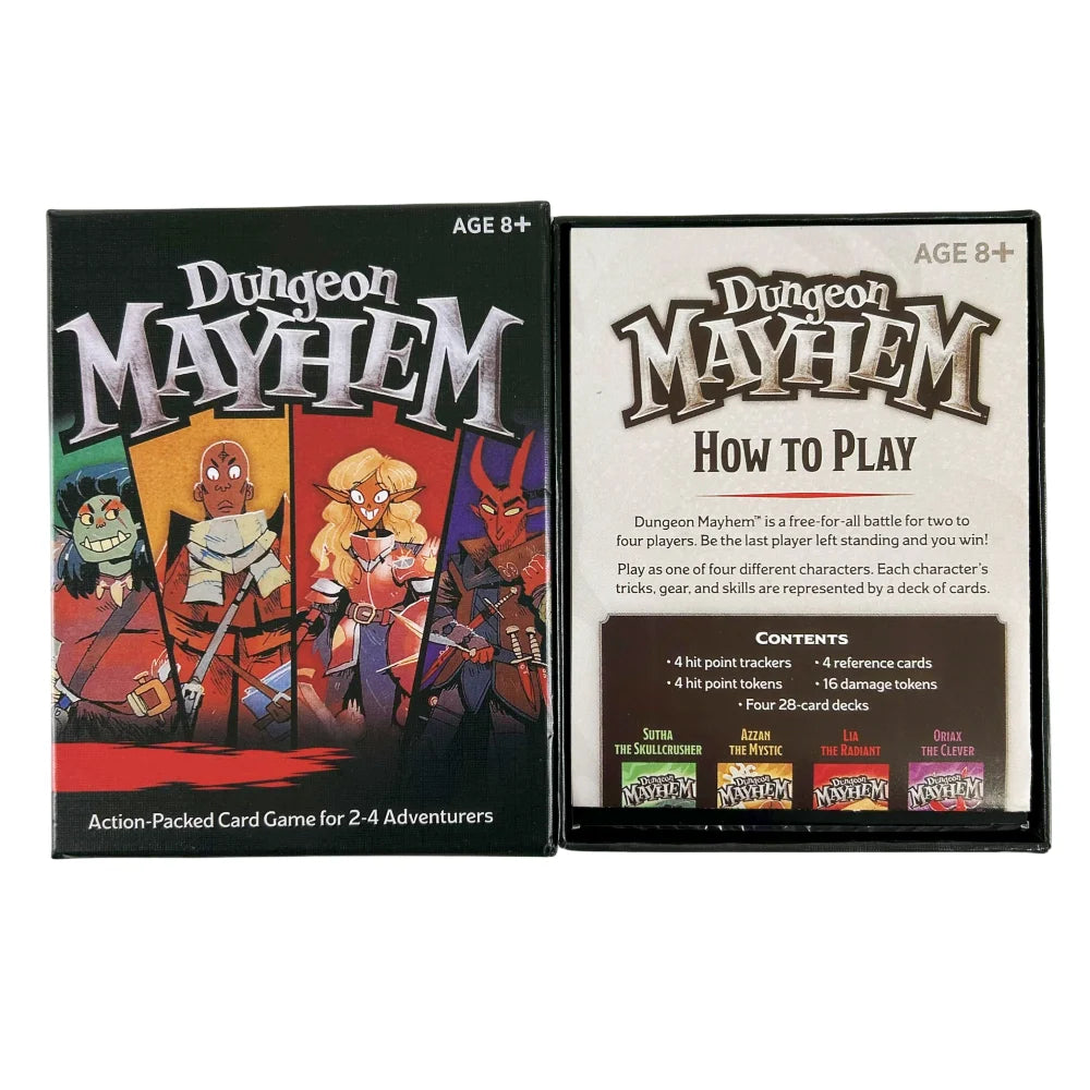 Dungeon Mayhem Card Game 3-Style Family Party Deck
