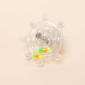 Interactive Rotating Treat Dispenser Parrot Toy for Mental Stimulation and Cage Entertainment