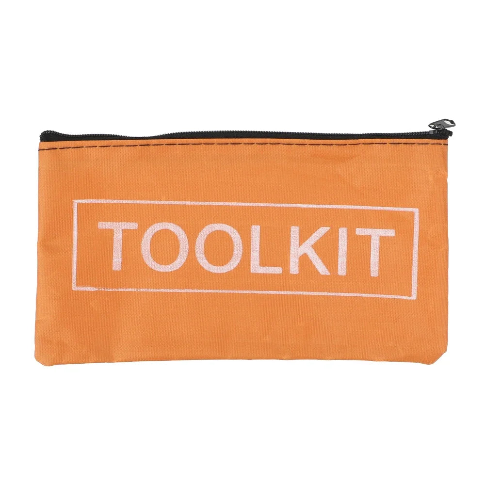 Waterproof Oxford Zipper Tool Bag - Portable Multi-Function Organizer (7.7 x 11 in / 19.5 x 28 cm)