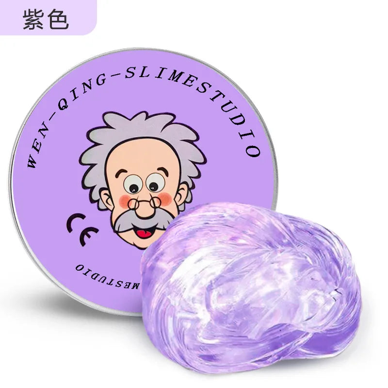 Reusable Liquid Crystal Putty Bouncy Slime Set DIY Stress Relief Handgum Playdough