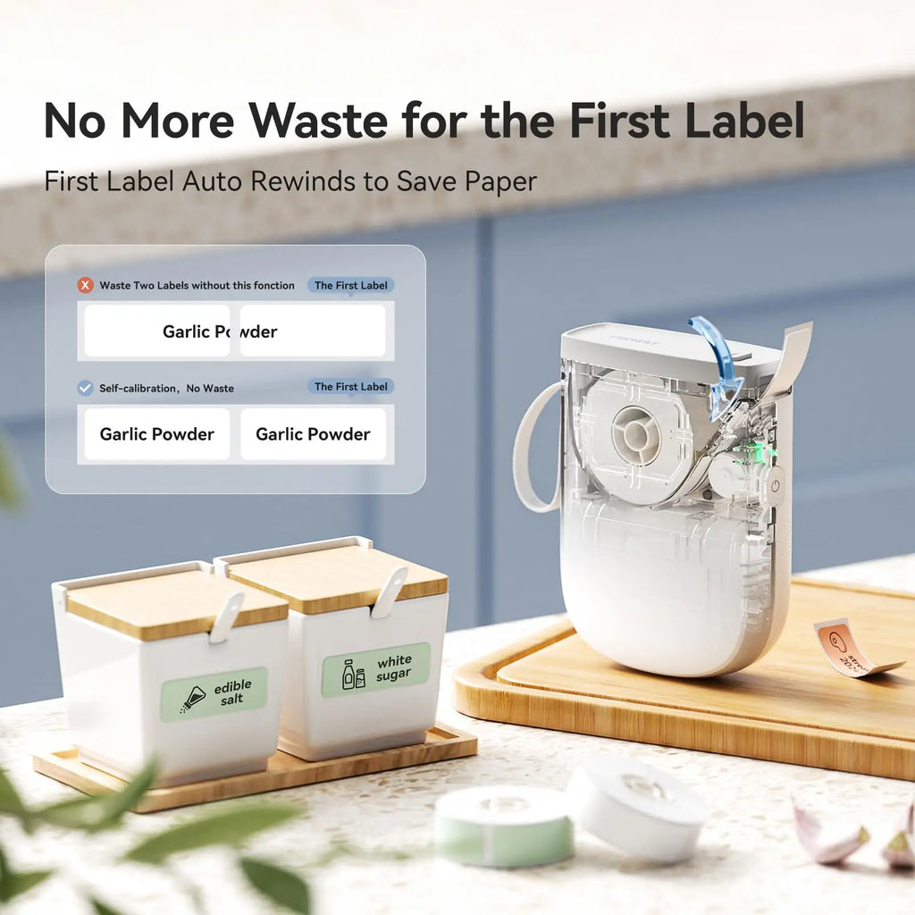 Wireless Pocket Thermal Label Maker — Portable Self-Adhesive Sticker Printer for Home & Office