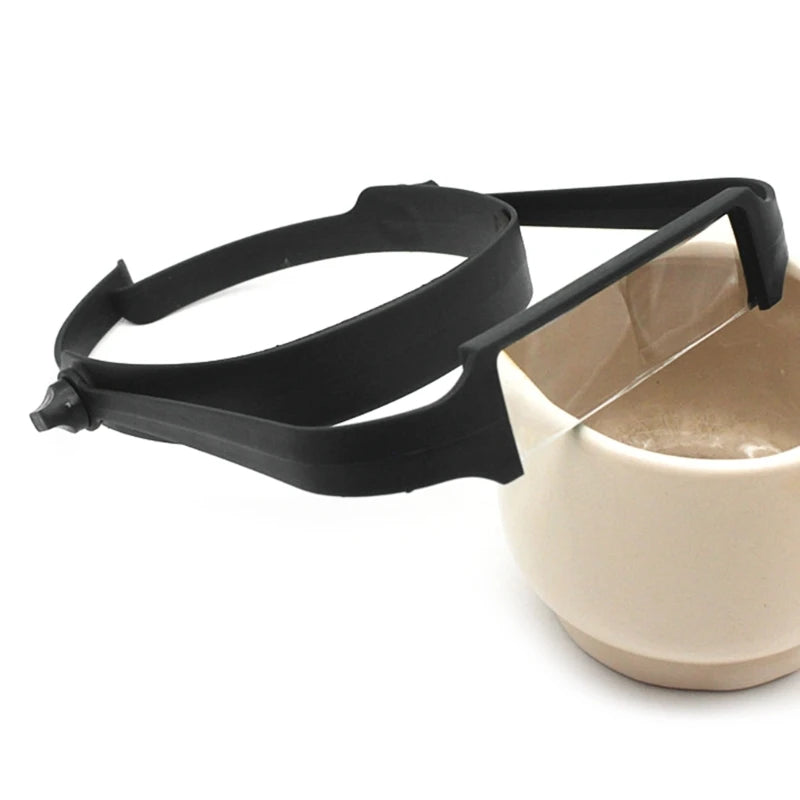 Handsfree Headband Magnifier with 4 Interchangeable Lenses for Sewing, Crafts, Watch and Jewelry Repair