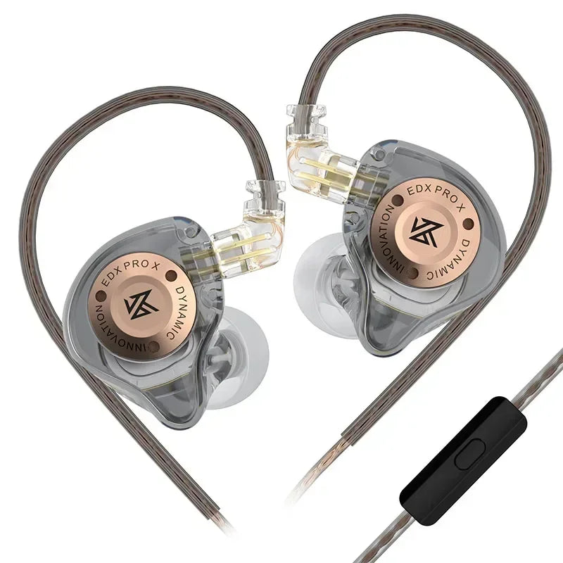 Dynamic Drive In-Ear Wired Earphones - HiFi Bass DJ Monitor Earbuds with Detachable 2-Pin Cable, 3.5mm