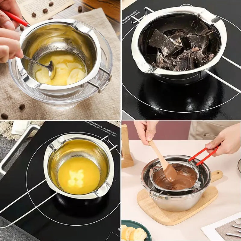 Wholesale Stainless Steel Double Boiler Chocolate Melting Bowl – Candy, Wax & Fondue Warmer