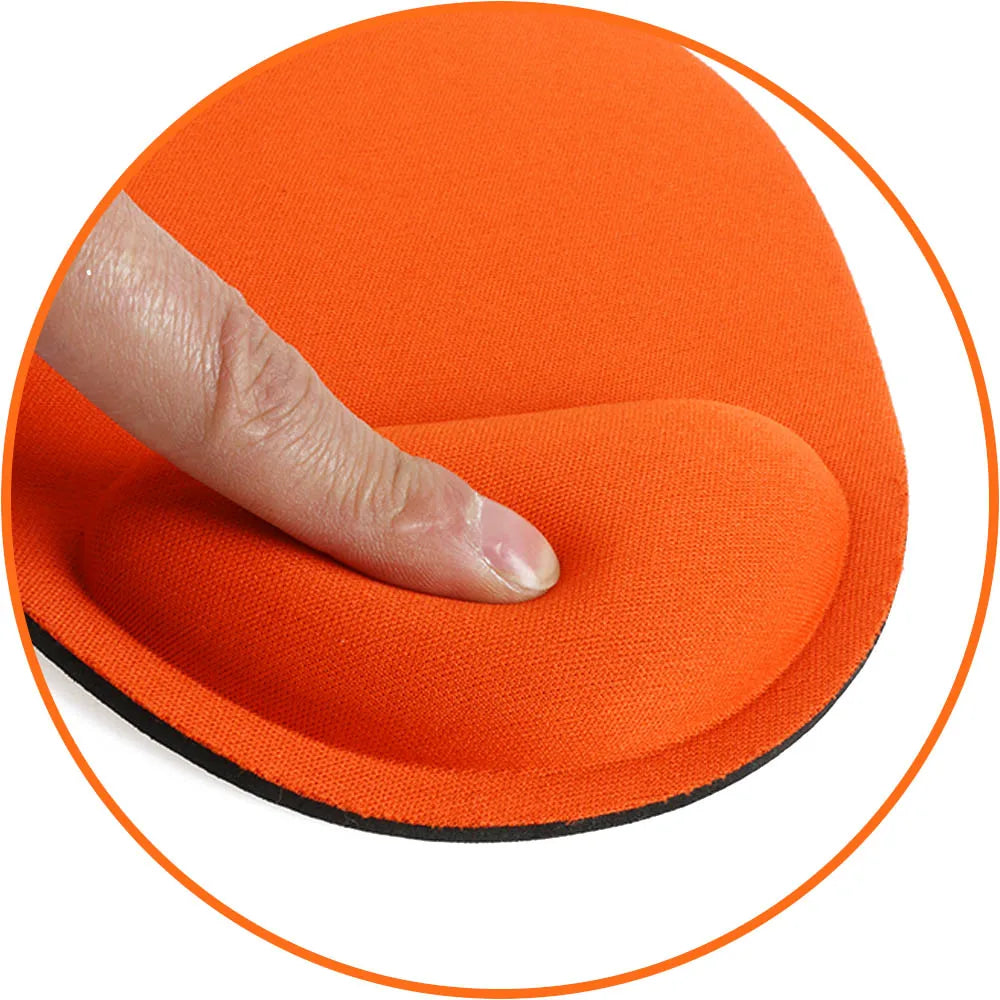 Ergonomic Memory Foam Wrist Rest Mouse Pad — Non-Slip Gaming Mousepad 9.06 x 7.09 in (23 x 18 cm)