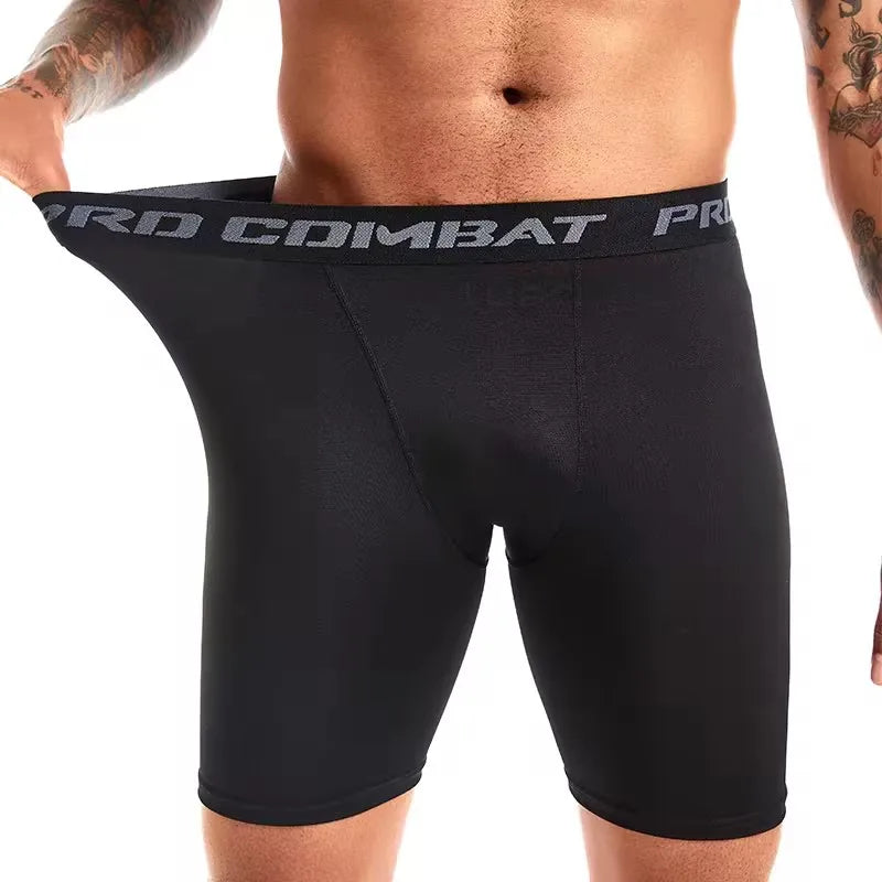 Men's Quick-Dry Athletic Boxer Shorts – Breathable Moisture-Wicking Gym Underwear