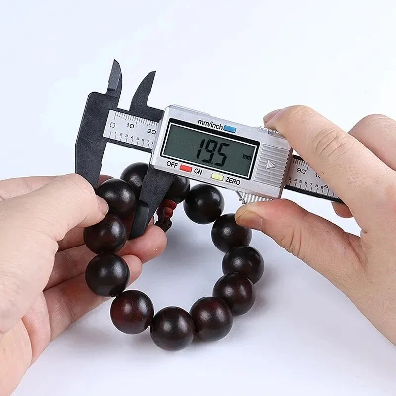 Mini Plastic Vernier Caliper 0-150mm (0-6 in) Portable Manual Measuring Tool for Students & DIY