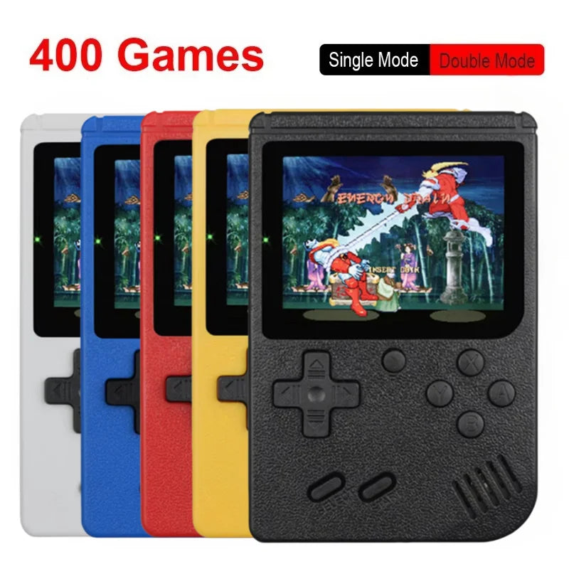 400-in-1 Mini Retro Handheld Game Console 3.0-Inch (7.6 cm) Color LCD Portable 8-Bit Game Player