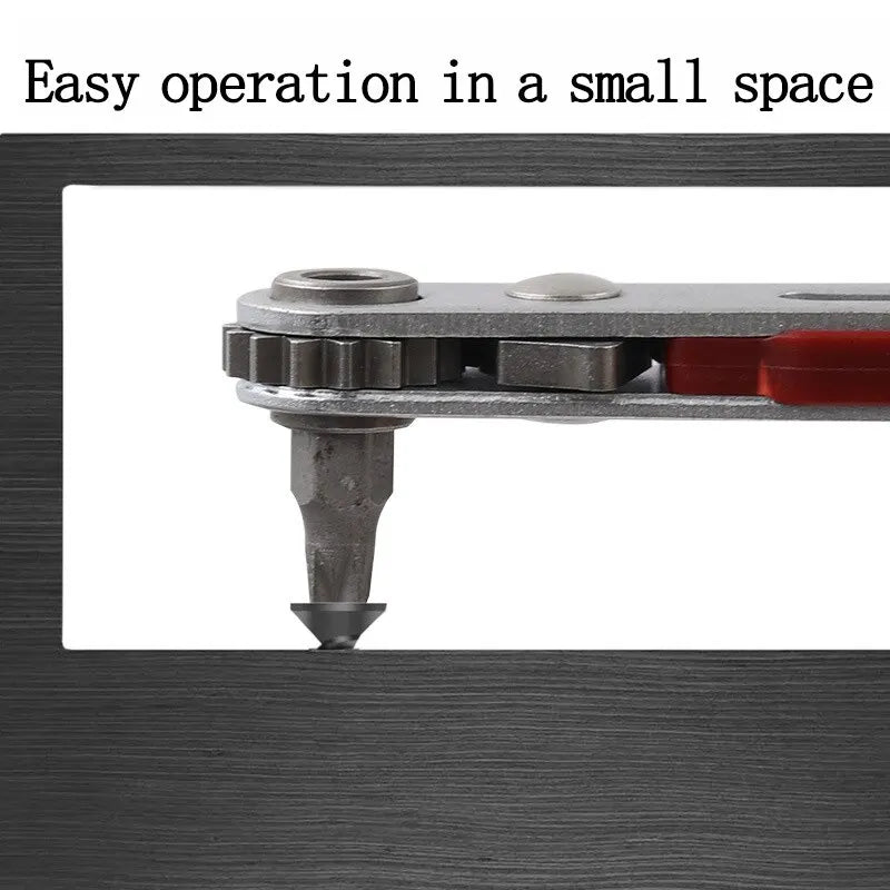 Bidirectional Ratchet Screwdriver Elbow – Multifunctional 4-in-1 Slotted & Phillips Wrench