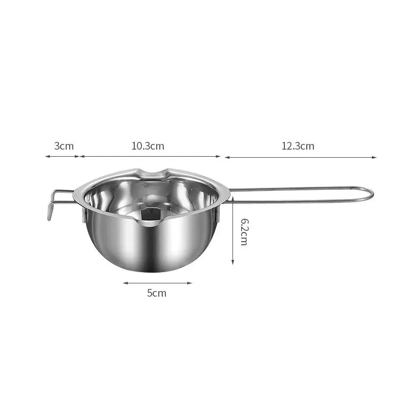 Wholesale Stainless Steel Double Boiler Chocolate Melting Bowl – Candy, Wax & Fondue Warmer