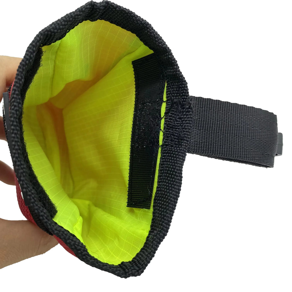 Dog Treat Pouch Waist Bag Hands-Free Training Snack Bag with Mesh Pocket