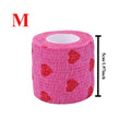 10/12-Pack Colorful Self-Adhesive Elastic Cohesive Bandage Wrap 5 cm x 4.8 m (1.96 in x 189 in) for Knee, Finger, Ankle, Palm & Pet Care