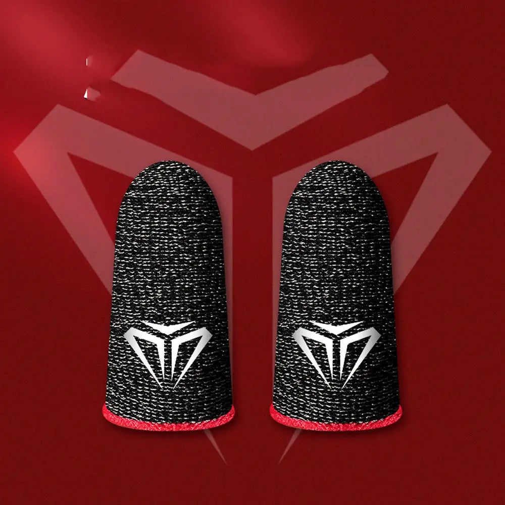 1 Pair Gaming Fingertip Gloves - Sweatproof Touchscreen Finger Sleeves for Mobile Gaming, Breathable Ultra-Thin 0.3mm