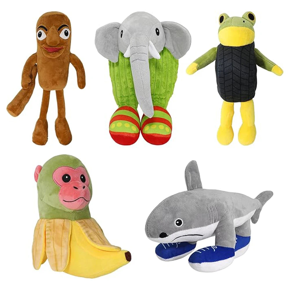 Italian Brainrot Plush 12-inch (30 cm) Chimpanzini Bananini Ugly-Cute Stuffed Animal — Funny Gift & Office Desk Buddy for Teens & Adults