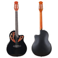 41-Inch (104 cm) Acoustic-Electric Classical Guitar — High-Gloss Spruce Top, Round Back, 6-String 20-Fret