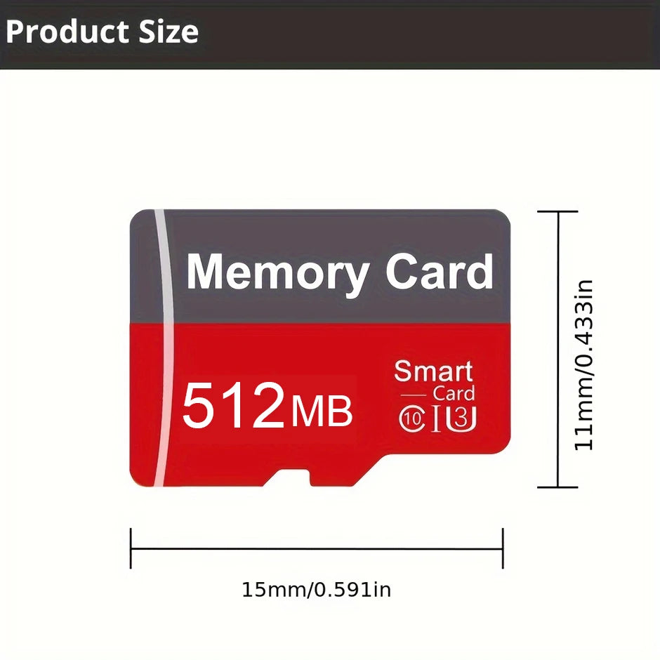Micro TF / MicroSD Memory Card – 128MB, 256MB, 512MB | TF Card for Cameras, Phones & Tablets