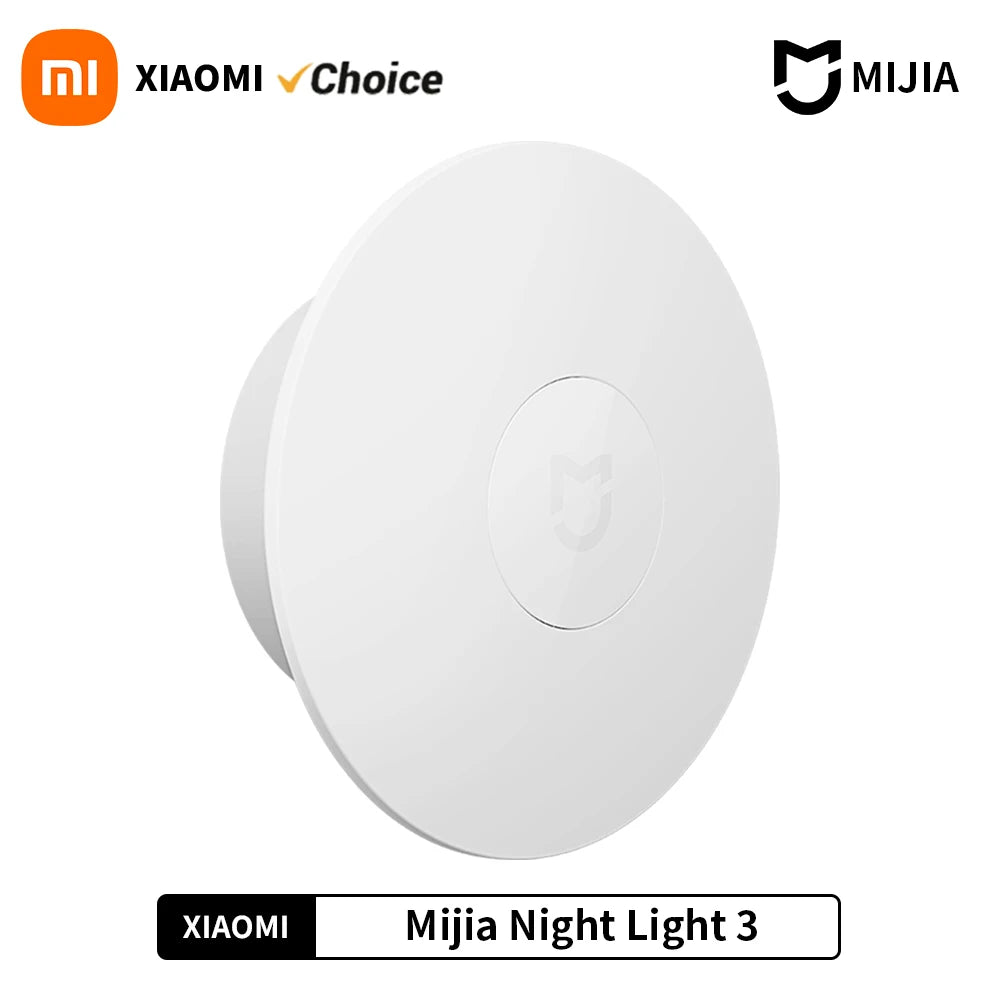 Rechargeable Infrared Motion LED Night Light – Magnetic Base, USB-C, Adjustable Brightness, 3.7 in (95 mm), Warm 2700K