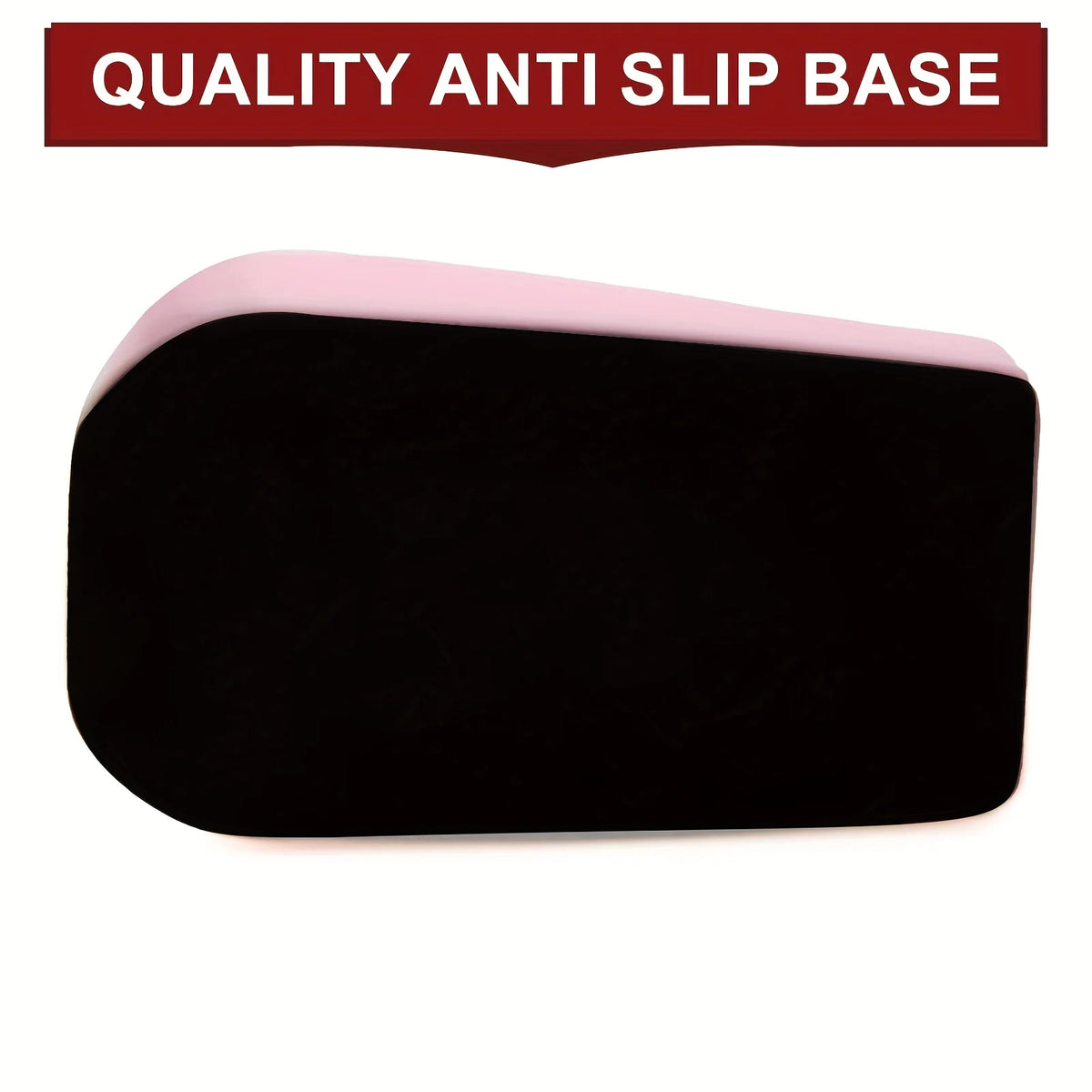 Pink Tape Dispenser with Weighted Non-Skid Base – Desk Tape Cutter (Tape Not Included)