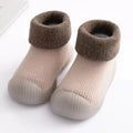 Warm Baby First Walker Shoes — Newborn to 4 Years Unisex Winter Slip-On Anti-Slip Rubber Sole
