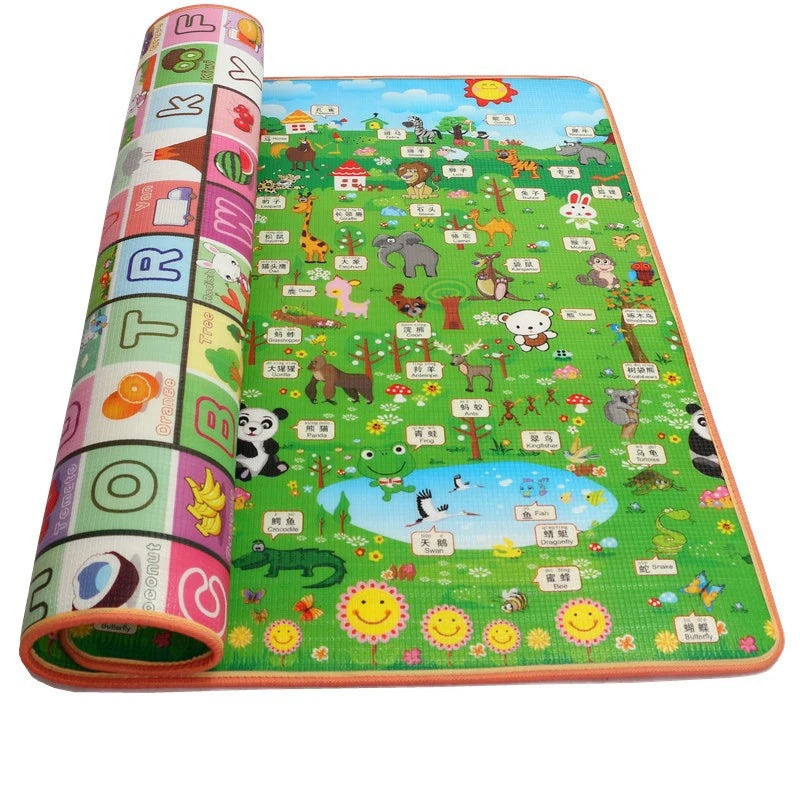 Baby Play Mat 200x180x0.5 cm (78.7x70.9x0.2 in) Foldable Foam Crawling Mat Nursery Kids Playmat