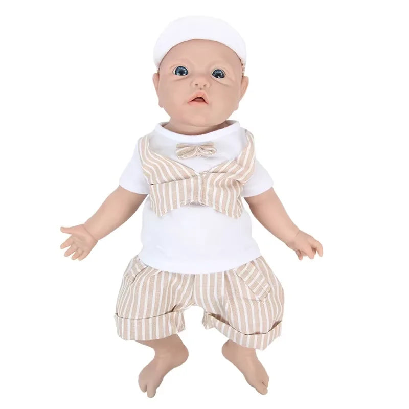 Full Body Medical-Grade Silicone Reborn Baby Doll – Realistic, Weighted & Painted, 28–47 cm (11–18.5 in) – Collectible Gift for Adults & Kids