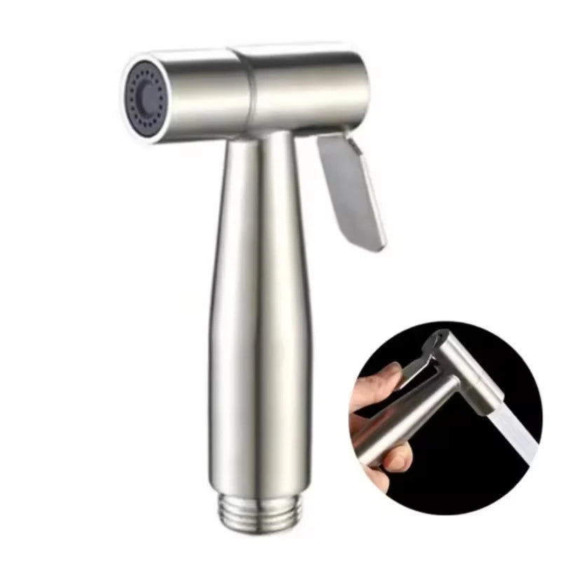 Stainless Steel Handheld Bidet Sprayer Gun, Self-Cleaning Toilet Sprayer for Bathroom