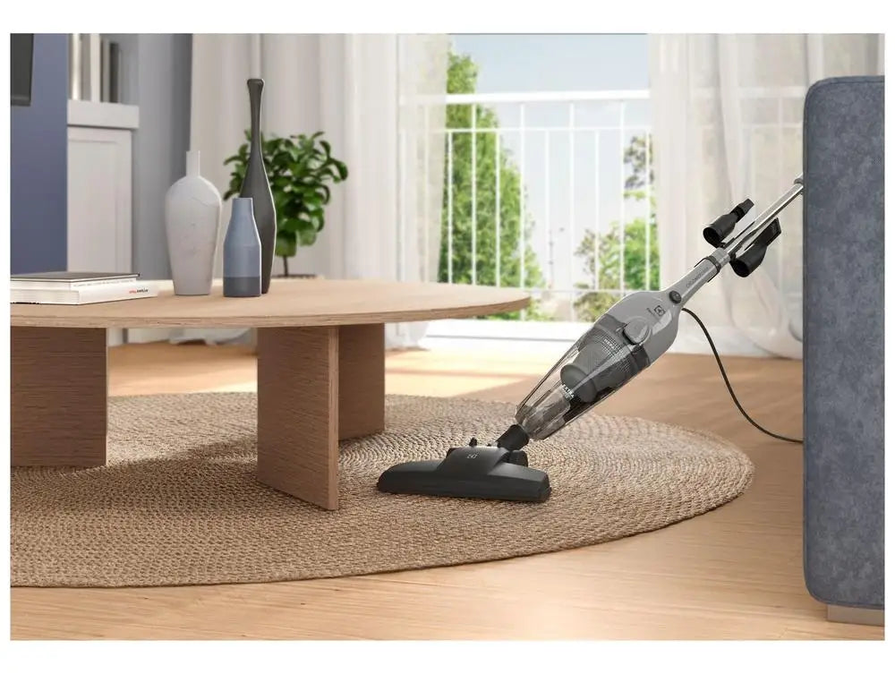 2-in-1 Cyclonic Vacuum Cleaner with HEPA Filter 1500W — Handheld & Upright, 950ml (0.95 L) Dustbin, 110V, Gray