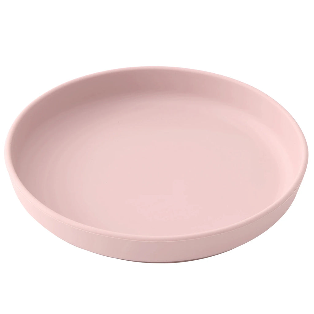 Food-Grade Silicone Baby Plate with Suction Base — Anti-Slip BPA-Free Toddler Feeding Bowl