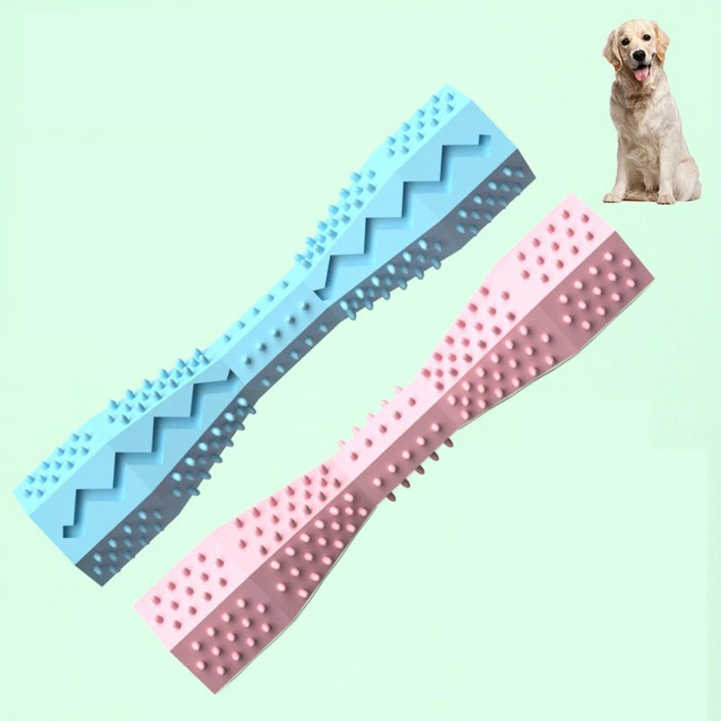 TPR Dog Chew Stick Bite-Resistant Treat-Dispensing Teeth Cleaning Toy