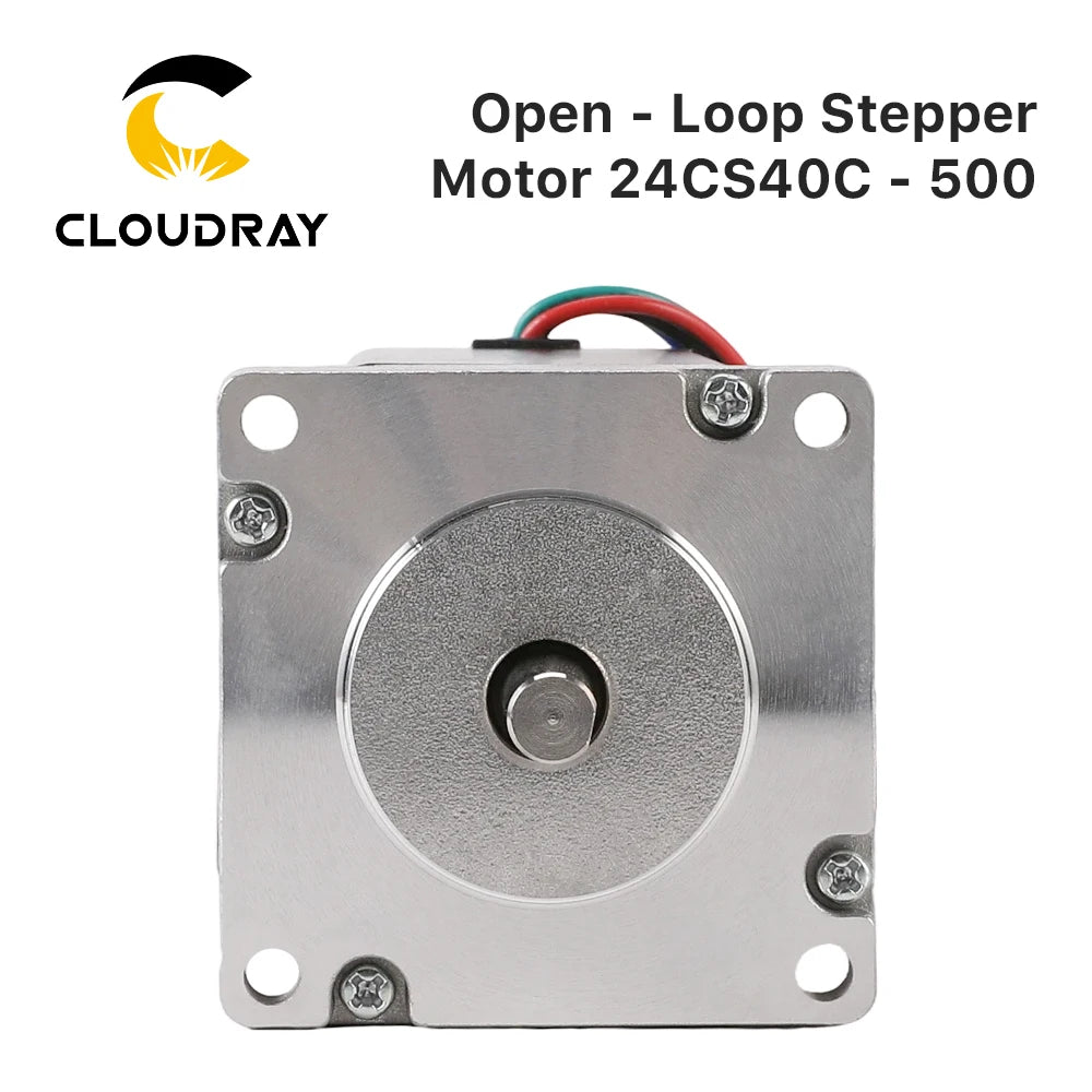 NEMA 24 2-Phase Stepper Motor 60mm (2.36 in) 4.0 N·m 5A 4-Lead for CNC Router Engraving Milling 3D Printer