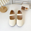Girls Princess Patent Leather Flats – Soft Flexible Anti-Slip Casual Shoes, EU 27–36