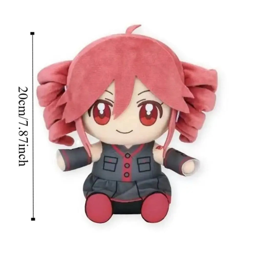 Kasane Teto Plush 20 cm (7.87 in) Soft Kawaii Vtuber Plushie Pillow Stuffed Toy for Kids & Adults