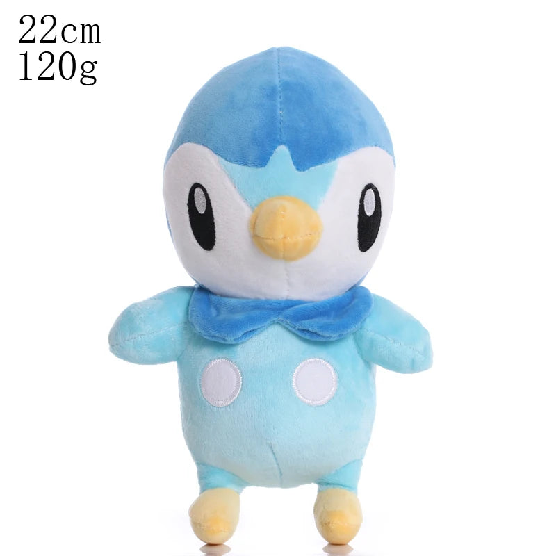 Pikachu & Friends 8 in (20 cm) Plush Stuffed Animal — Pikachu Charmander Squirtle Bulbasaur Eevee Scorbunny Gengar Snorlax Christmas Gift