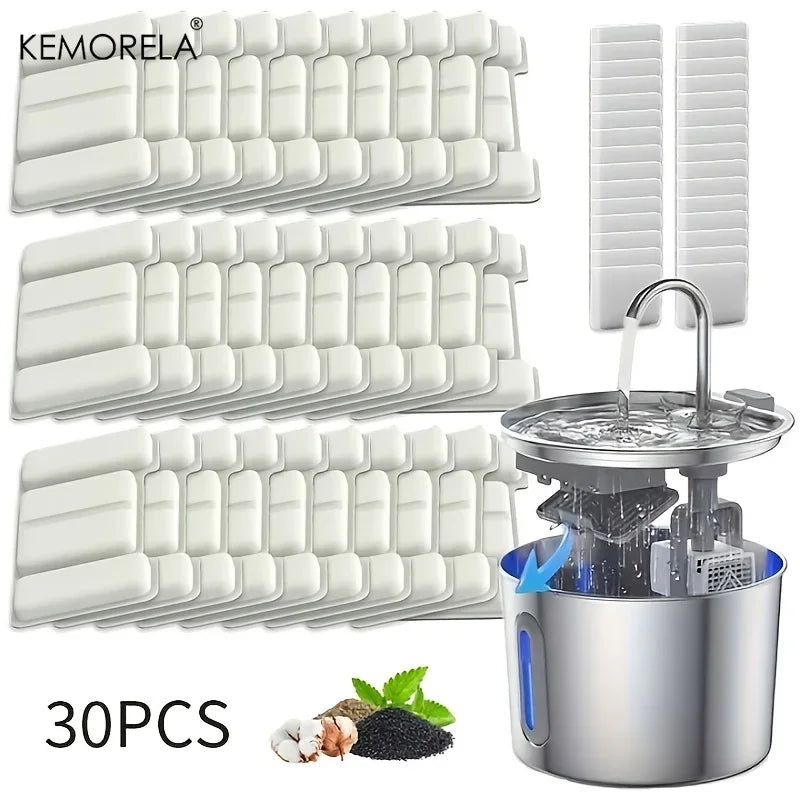 Cat & Dog Water Fountain Replacement Filters 15/30-Pack