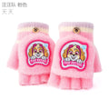Kids Winter Plush Cartoon Mittens - Warm Gloves for Children Ages 2–6