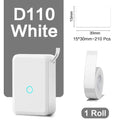 Portable Mini Thermal Label Printer Inkless Adhesive Sticker Maker Bluetooth Pocket Mobile Printer