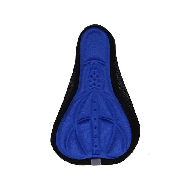 3D MTB Bike Saddle Cover 28 x 16 x 2 cm (11 x 6.3 x 0.8 in) — Breathable Foam & Gel Seat Cushion for Mountain & Road Bikes