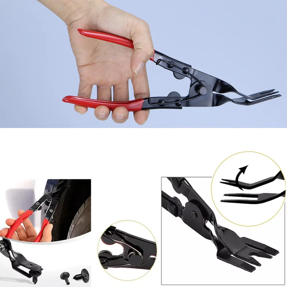 Car Interior Trim Removal Tool Kit — Non-Scratch Pry Tools for Door Clips, Fasteners, Dashboards & Audio Panels
