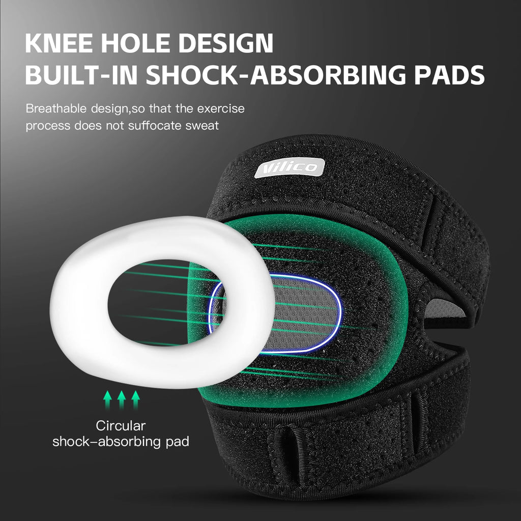 Patella Knee Strap for Running & Fitness - Meniscus Support Knee Protector