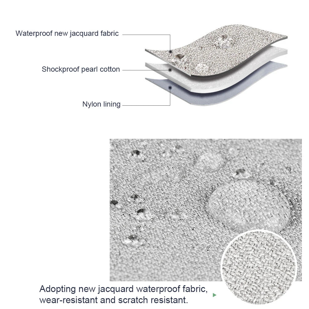 Portable Waterproof Cable Storage Bag - Travel Organizer Pouch for Power Bank, Earphones & Cables