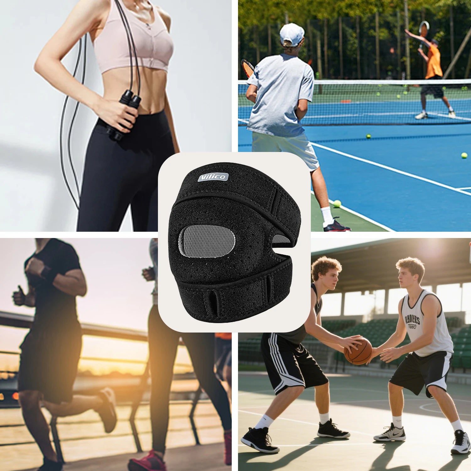 Patella Knee Strap for Running & Fitness - Meniscus Support Knee Protector