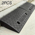 2-Pack Portable Non-Slip Threshold Ramp for Driveway, Porch & RV — Wheelchair and Pet Access