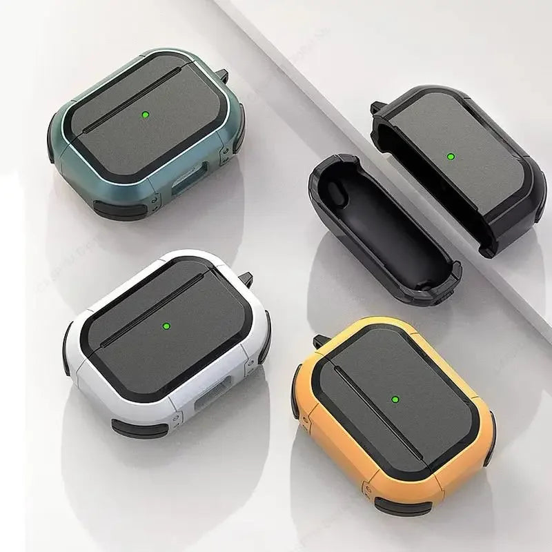 Silicone Protective Case for AirPods Pro - USB-C Charging Port Access, Glow Luminous Anti-Lost Earbud Cover