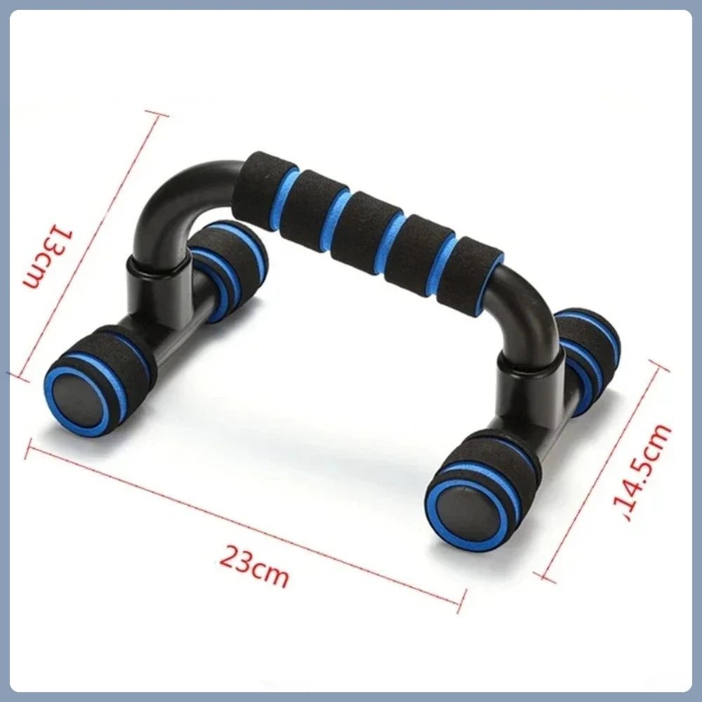 H-Shape Push-Up Bars with Foam Grip – Ergonomic Home Gym Push-Up Handles for Wrist Support