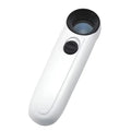 40X Handheld Magnifying Glass with 2 LED Lights for Jewelry Stamps Maps Circuit Board Inspection