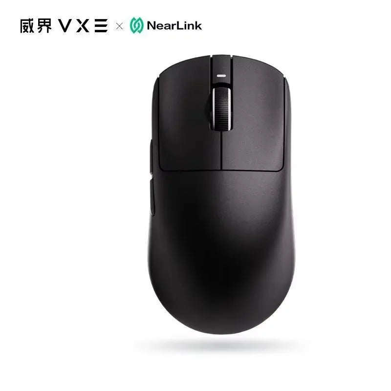 Lightweight Wireless Gaming Mouse - Bluetooth & USB, Rechargeable, 5-Button, 1600 DPI, Right-Handed