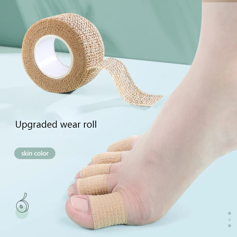 Heel Protector Tape for High Heels – Toe & Heel Shoe Cushions, Waterproof Anti-Wear Stickers (1/3/5 Roll Packs)