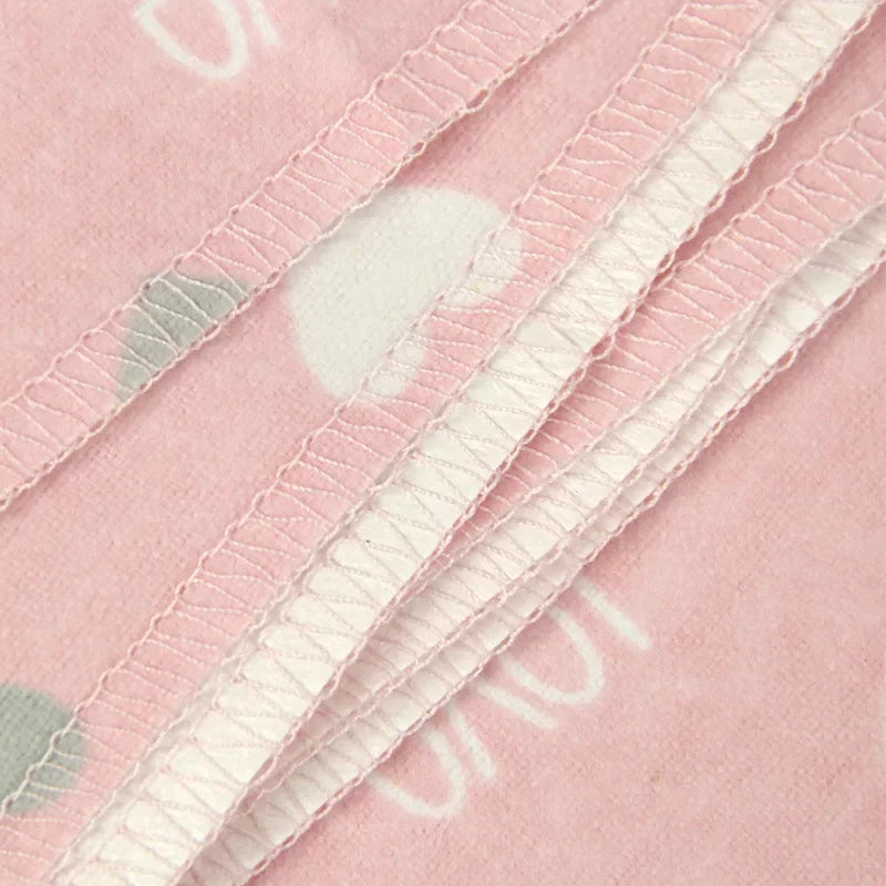 4-Pack 100% Cotton Receiving Baby Blankets 30 x 30 in (76 x 76 cm) Supersoft Newborn Swaddle