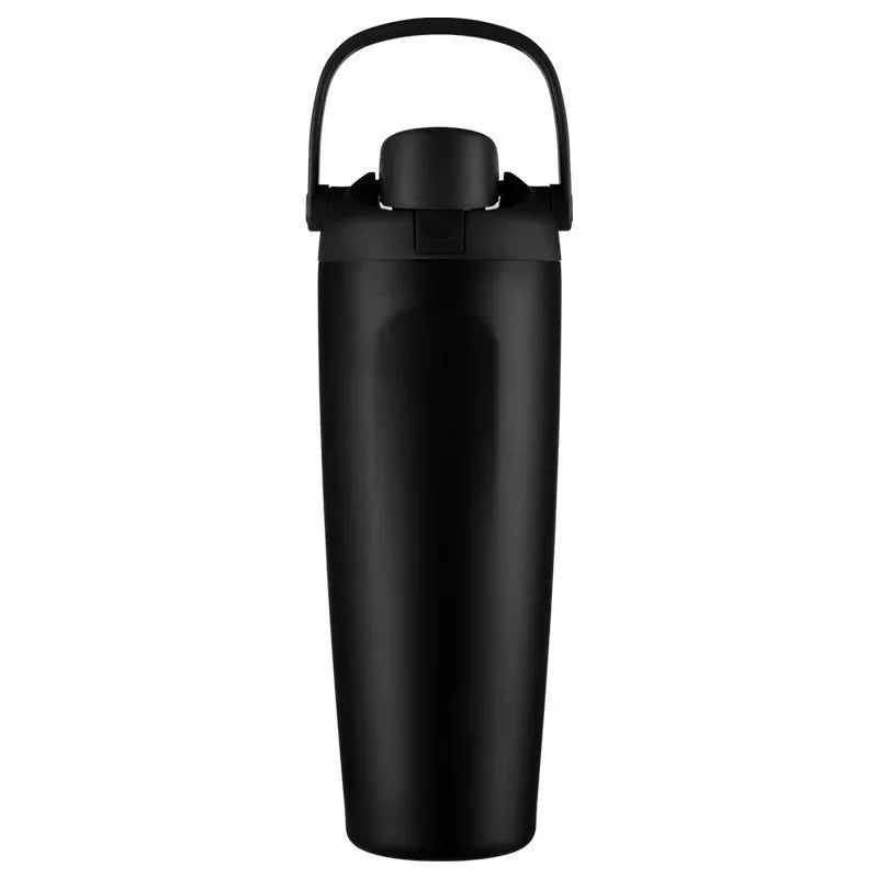 30oz (900ml) Macaron Color Insulated Water Bottle - 304 Stainless Steel Vacuum Flask with Handle, Leak-Proof Travel Thermos