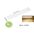 Under-Cabinet Rechargeable LED Motion Sensor Strip Light Magnetic Battery-Operated for Kitchen Cabinet Closet — 10/20/30/50cm (3.9/7.9/11.8/19.7 in)